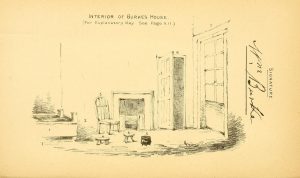 Illustration of a room interior from 'A History of Burke and Hare'