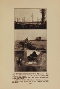 Photographs of the Verdun battlefield during World War I