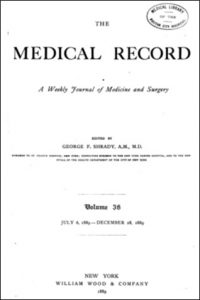 2: Medical Record, Title Page for Vol. 37