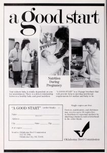 Full-page advertisement for pregnancy nutritional supplements