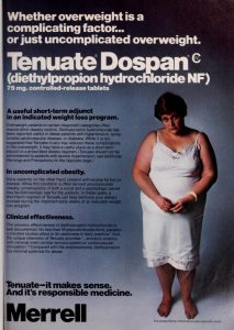 Full-page advertisement for weight loss medication