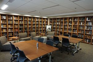 Photograph of Ruth Lilly Medical library reading room