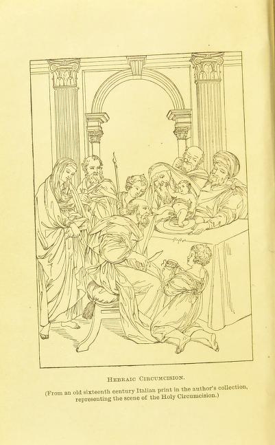 Frontispiece from "History of circumcision," 1891