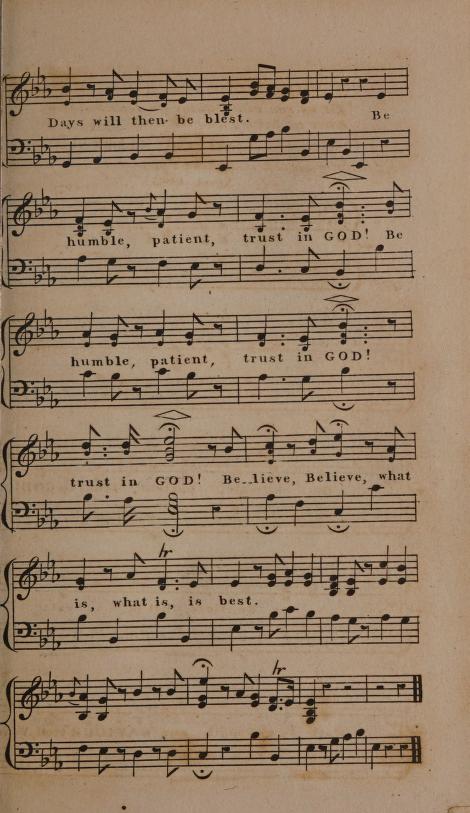 Second page of sheet music for "A father's advice to his son."